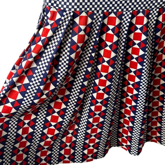 Lorac‎ Original Vintage 1970s 1980s Union Made Blue White Gingham Plaid Necktie - Picture 6 of 16